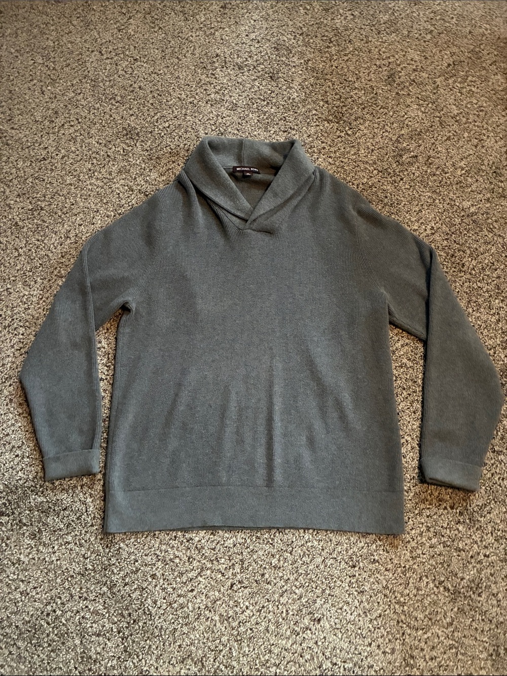 ⭐️ MICHAEL KORS Men’s Shawl Collar Sweater